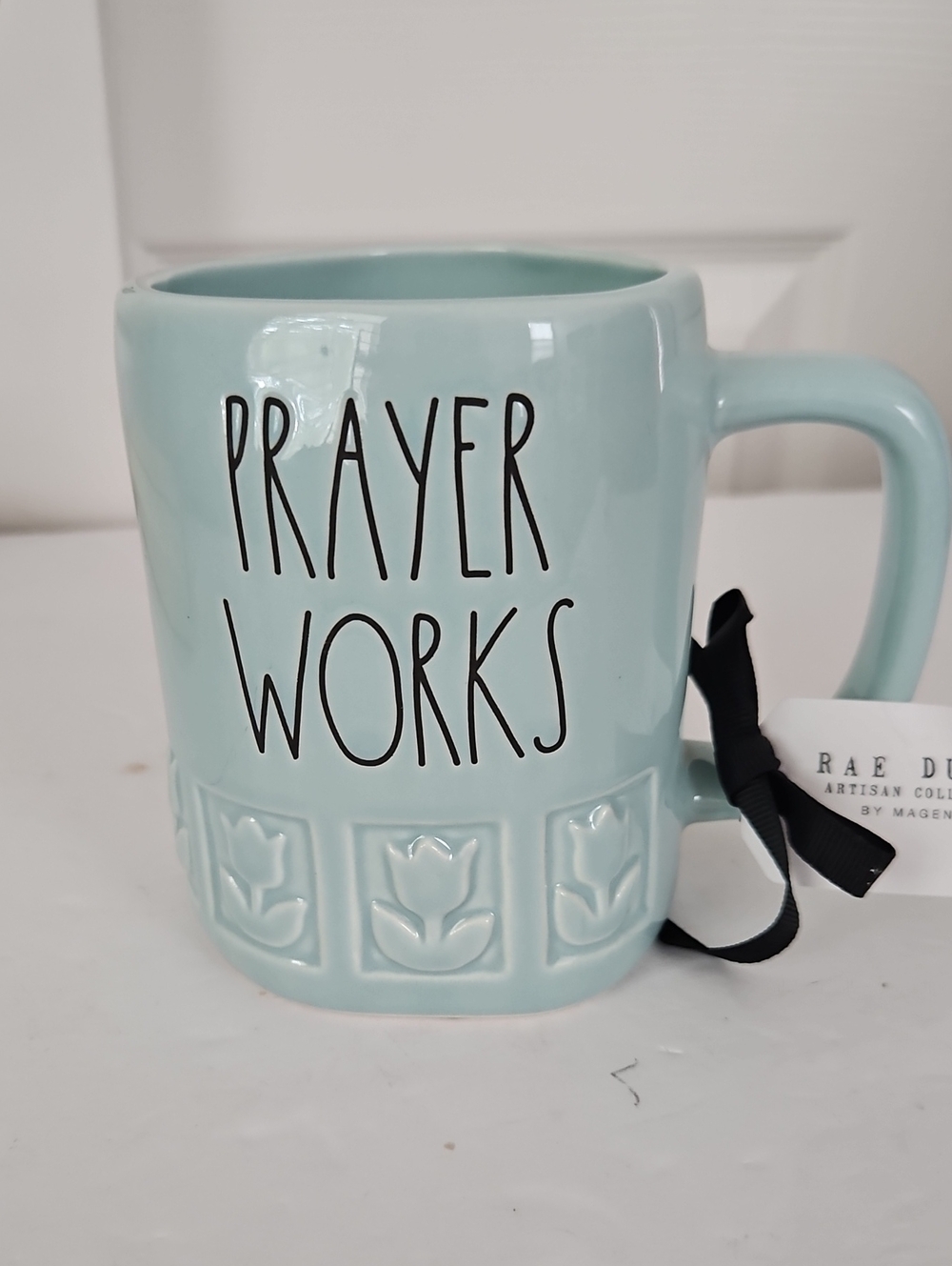 Rae Dunn NWT "Prayer Works" Mug